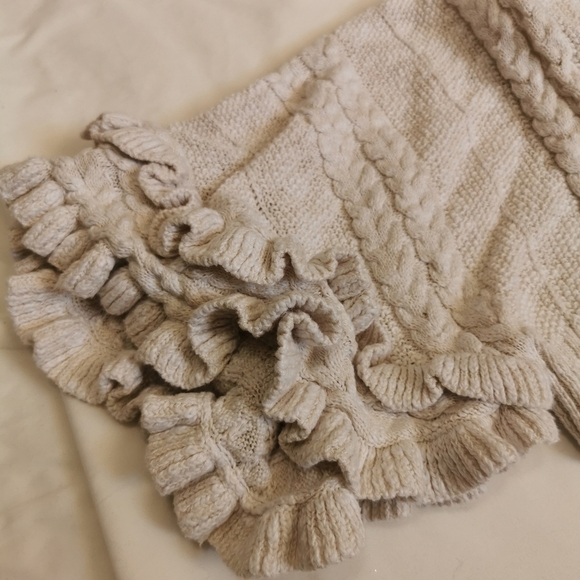 Kids Crocheted Bohemian Batwing Ruffled Cardigan by Target - Picture 4 of 11